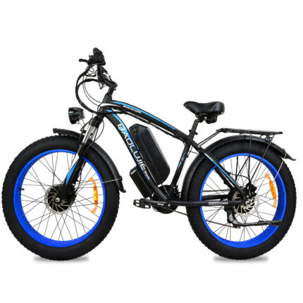 Dual 1000W Hub Motor Full Suspension Fat Tire Electric Bike