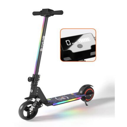 Foldable Electric Scooter for Kids - 130W Motor, 24V 2.5Ah Battery, Up to 14km/h